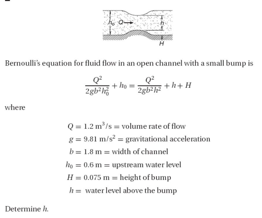 Solved Bernoulli's equation for fluid flow in an open | Chegg.com