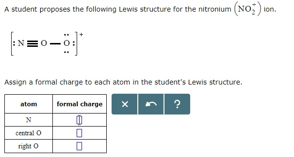 Solved A student proposes the following Lewis structure for | Chegg.com
