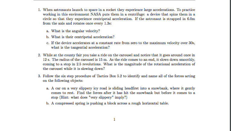 Solved When astronauts launch to space in a rocket they | Chegg.com