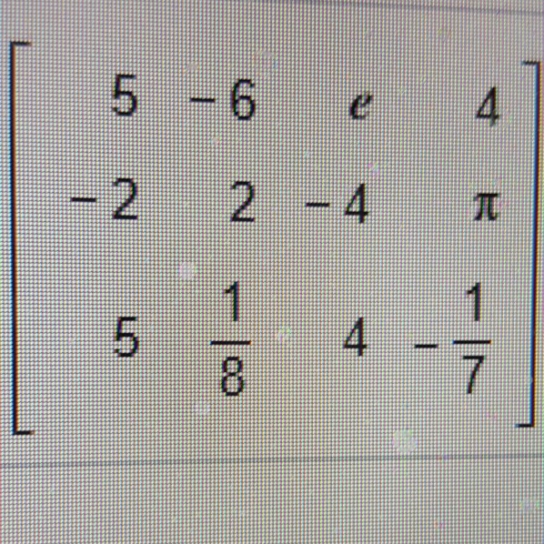 Solved A.Give the order of the given matrix. b. If A=aij | Chegg.com