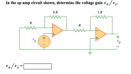 Solved In The Op Amp Circuit Shown, Determine The Voltage 