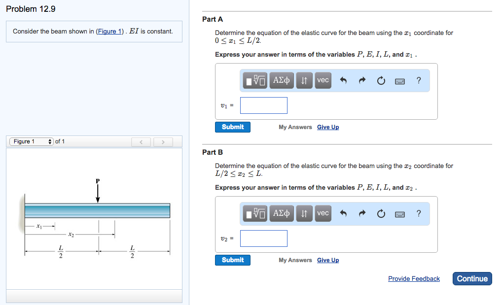Solved Consider the beam shown in (Figure 1) . EI is | Chegg.com