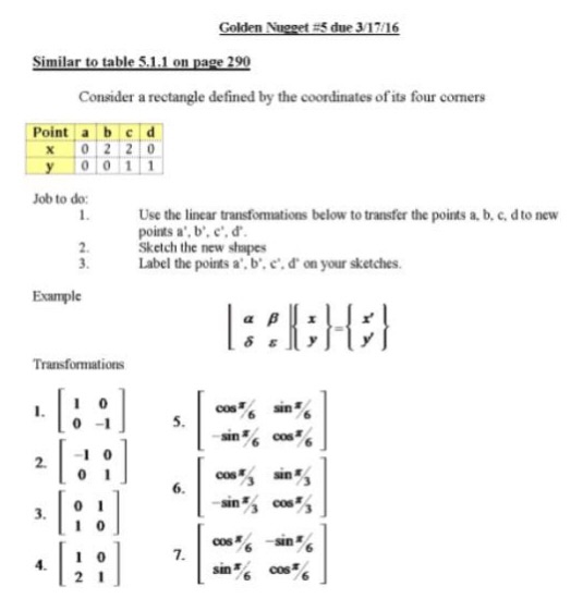 Solved Consider a rectangle defined by the coordinates of | Chegg.com