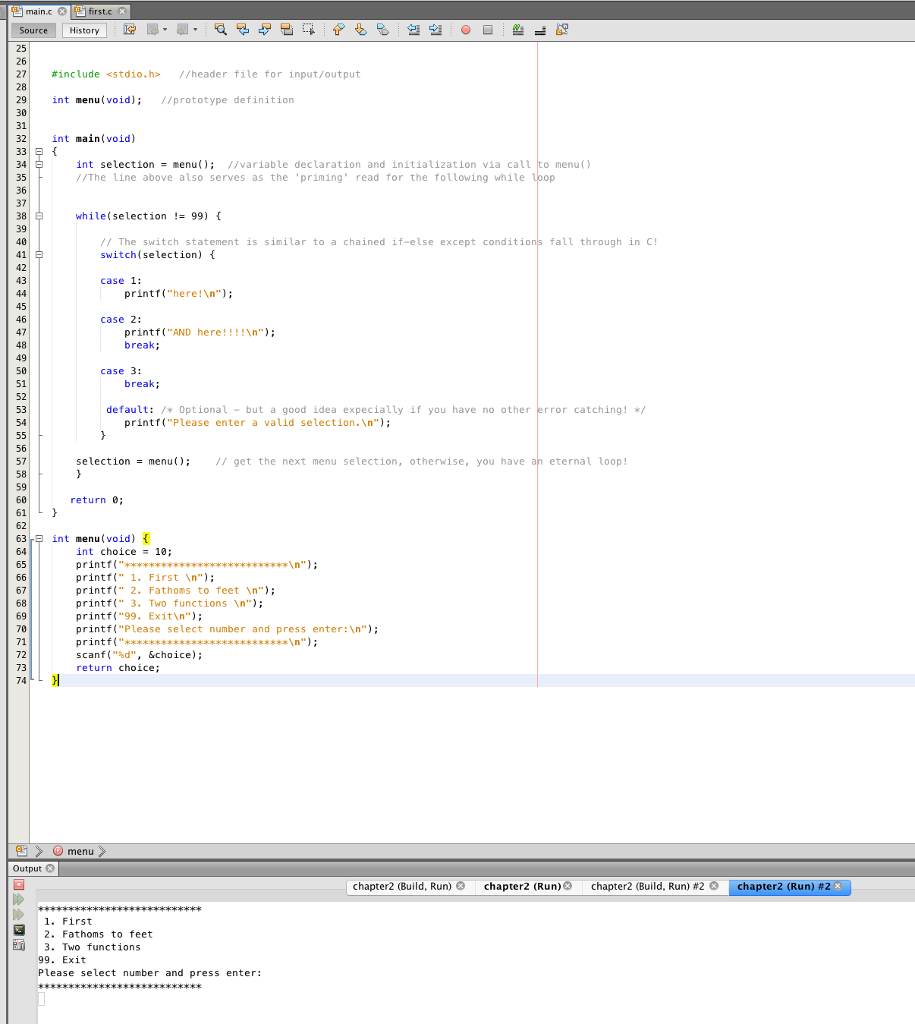 Solved I am stuck on this assignment. I copy the main from | Chegg.com