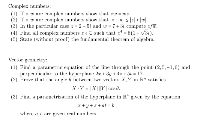 Solved Find a parametric equation of the line through the | Chegg.com