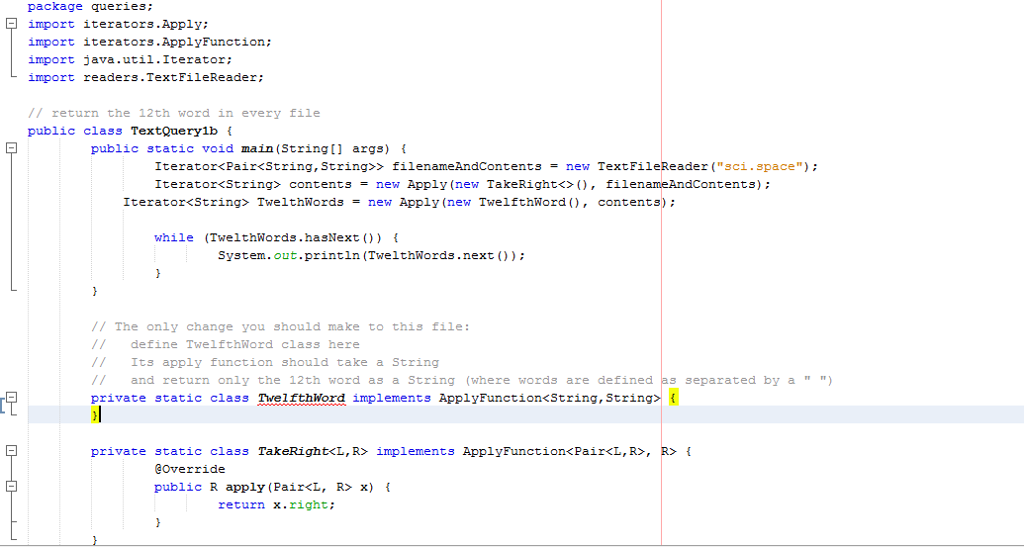 Part 1: Apply End result of Part 1: pass all tests in | Chegg.com