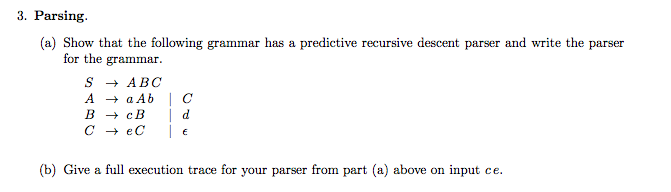 predictive parsing c program