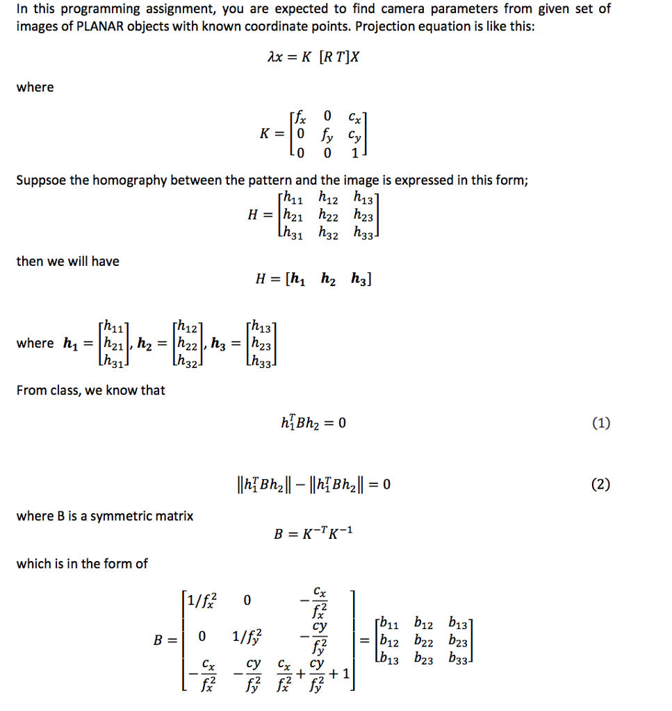 In this programming assignment, you are expected to | Chegg.com