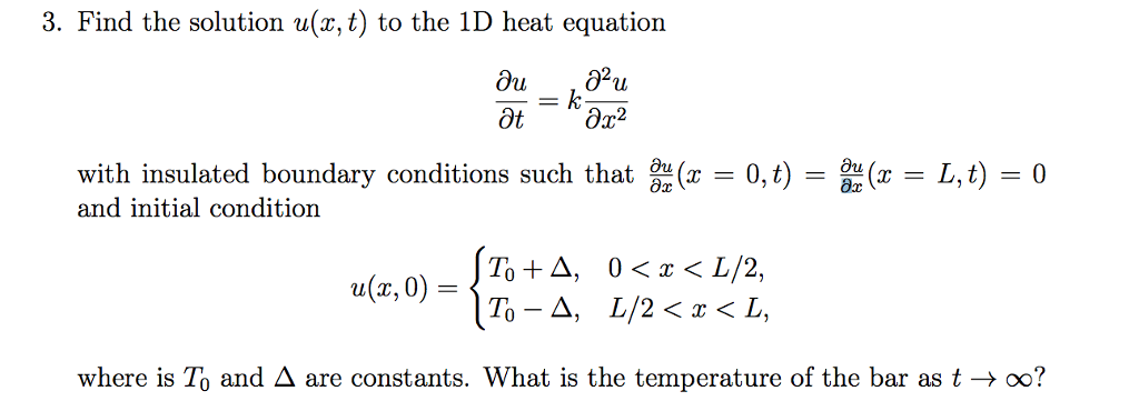 Diffusion Equation Solution 1d Tessshebaylo