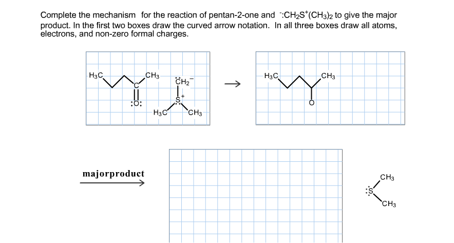 Solved: Complete The Mechanism For The Reaction Of Pentan-... | Chegg.com