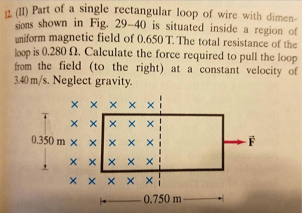 solved-part-of-a-single-rectangular-loop-of-wire-with-chegg