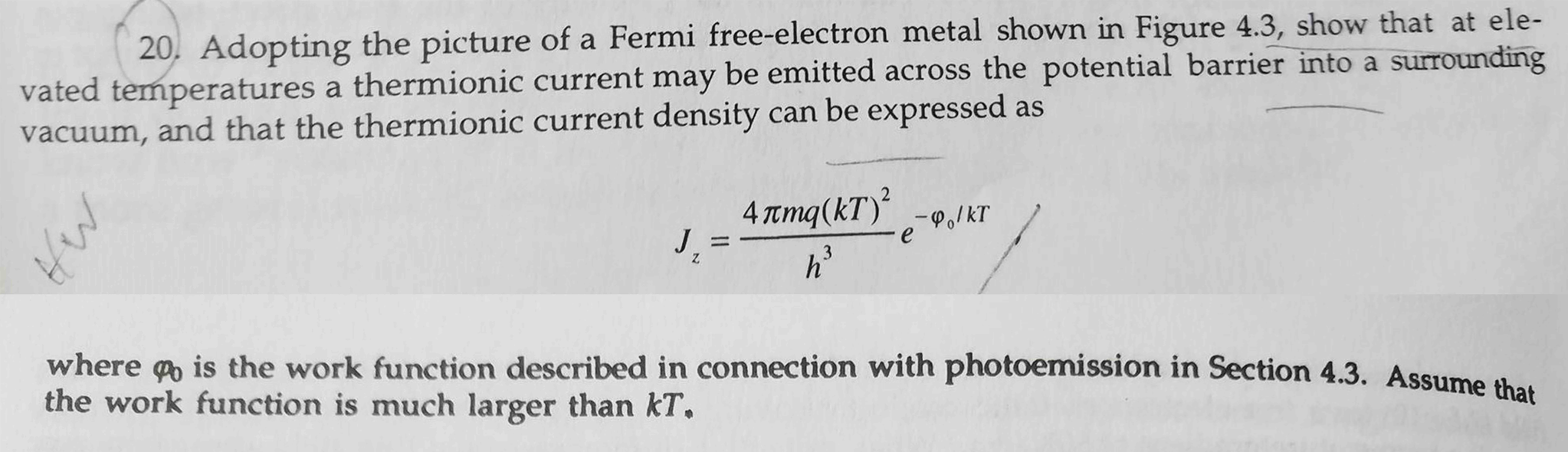 Solved Adopting The Picture Of A Fermi Free-electron Metal | Chegg.com