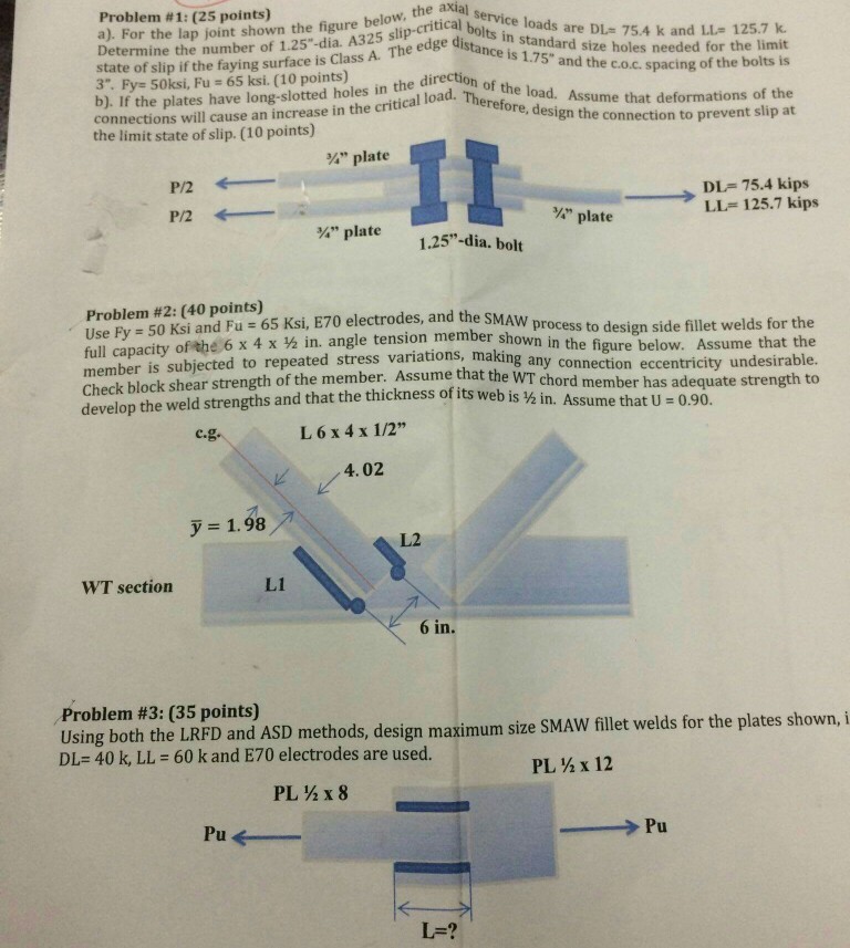Solved the axia Problem # 1: (25 points) a). For the lap | Chegg.com