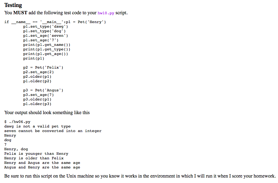 Solved If you fail to follow the rules below for homework | Chegg.com