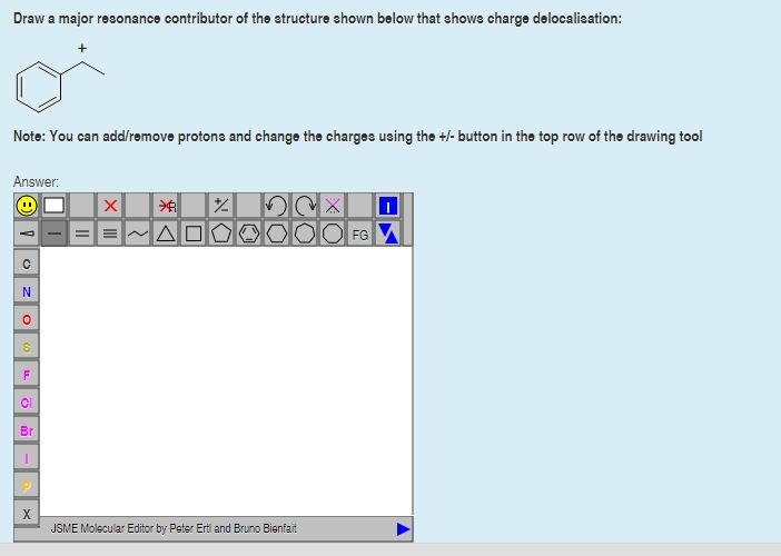 Solved Draw a major resonance contributor of the structure