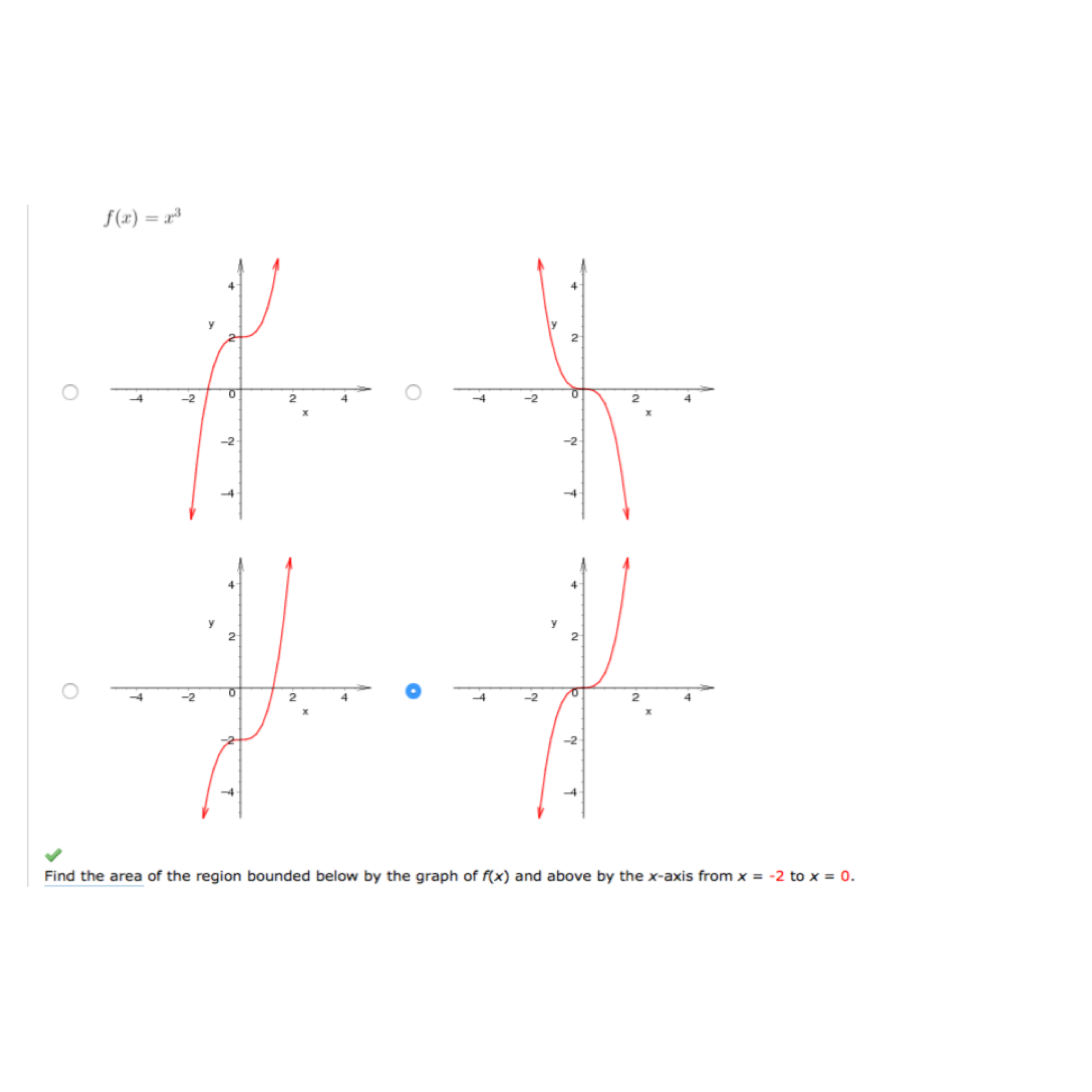 Solved Find the area of the region bounded below by the | Chegg.com