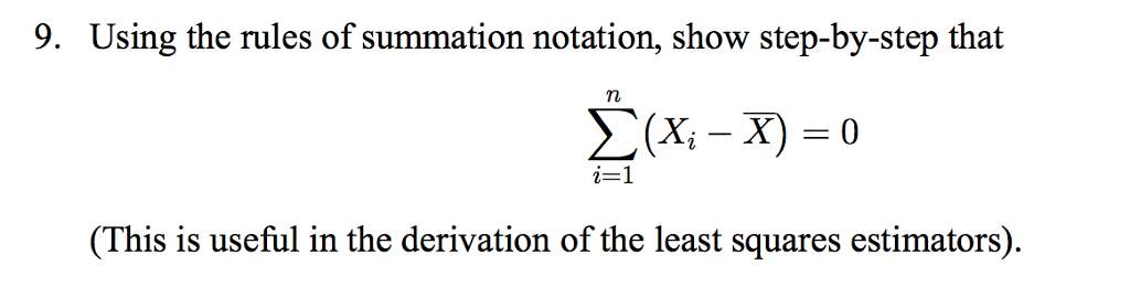 Solved Using the rules of summation notation, show | Chegg.com