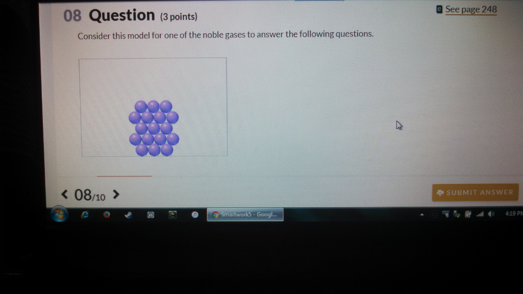 Solved e See page 248 08 Question (3 points) Consider this | Chegg.com