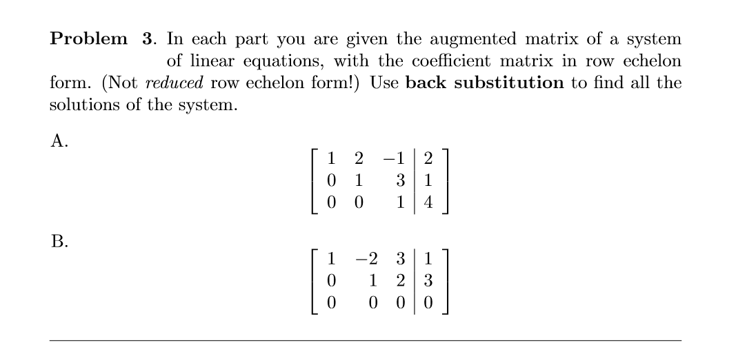 How to Find the Augmented Matrix