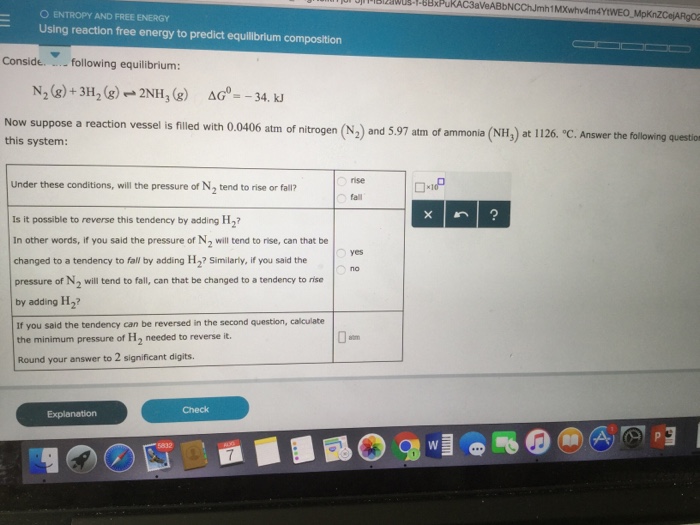 Solved Consider The Following Equilibrium: Now Suppose A | Chegg.com