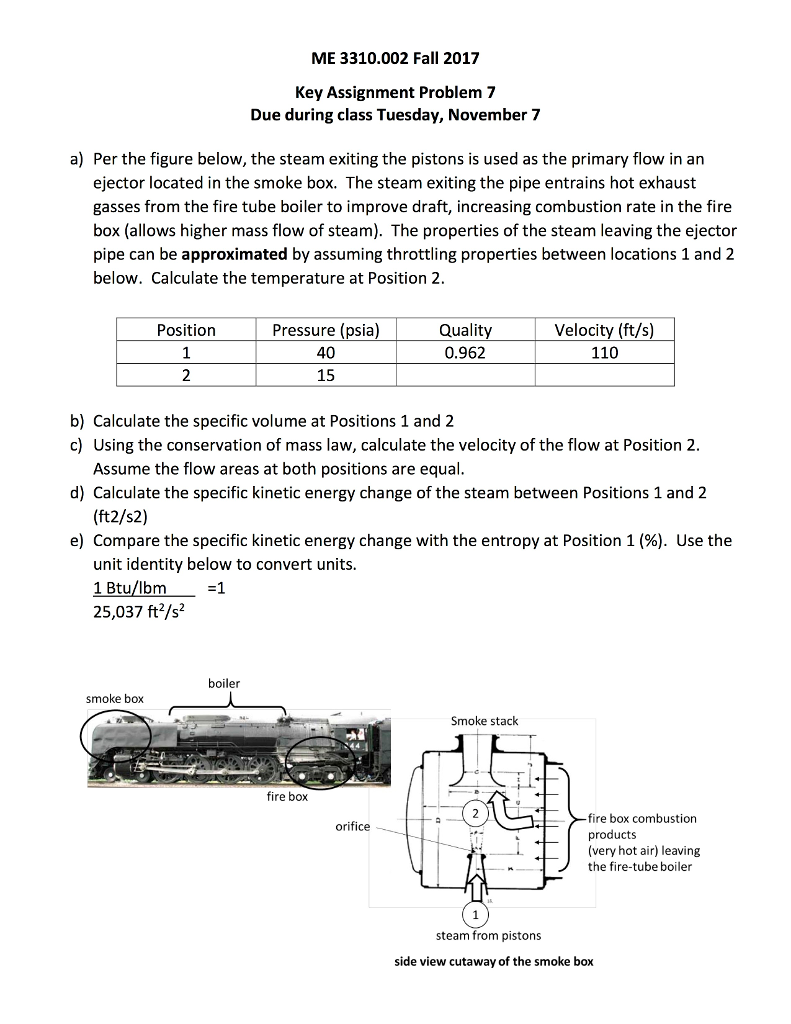 Solved Per the figure below, the steam exiting the pistons | Chegg.com