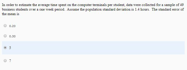 Solved In order to estimate the average time spent on the | Chegg.com