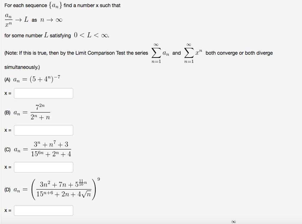 solved-for-each-sequence-an-find-a-number-x-such-that-an-for-chegg