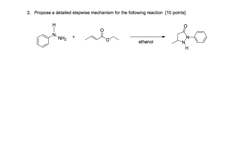 Solved Propose a detailed stepwise mechanism for the | Chegg.com