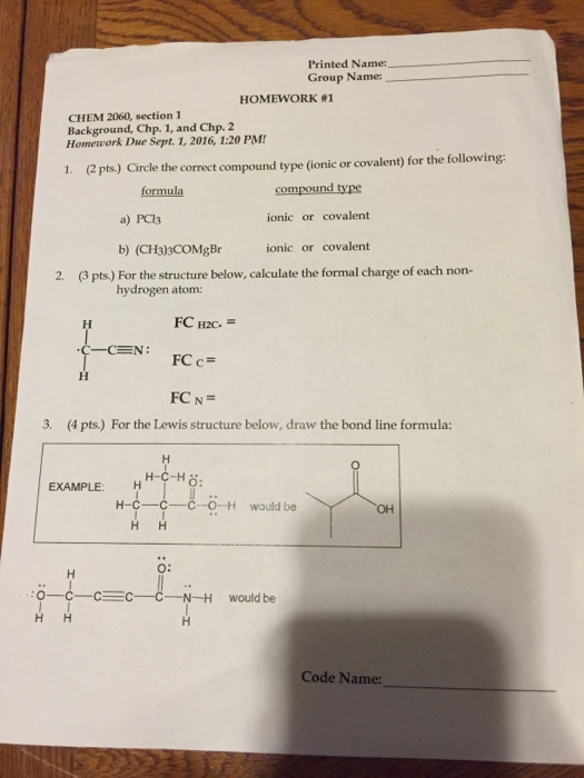Solved Circle The Correct Compound Type ionic Or Covalent Chegg