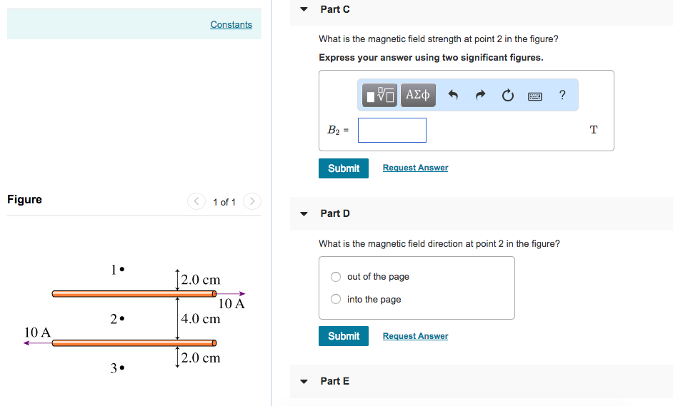 What Is The Magnetic Field Strength At Point 1 In The Figure Figure 1