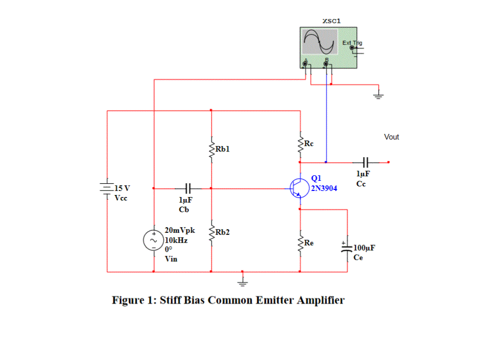 Solved 1)Thoroughly explain how the amplifier works. Include | Chegg.com