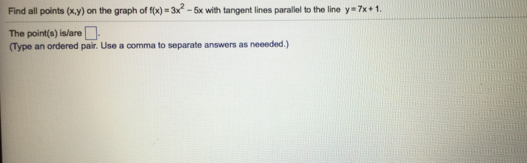 Solved Find All Points X Y On The Graph Of F X 3x2 5x