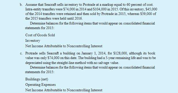 Solved 20. Protrade Corporation acquired 80 percent of the | Chegg.com