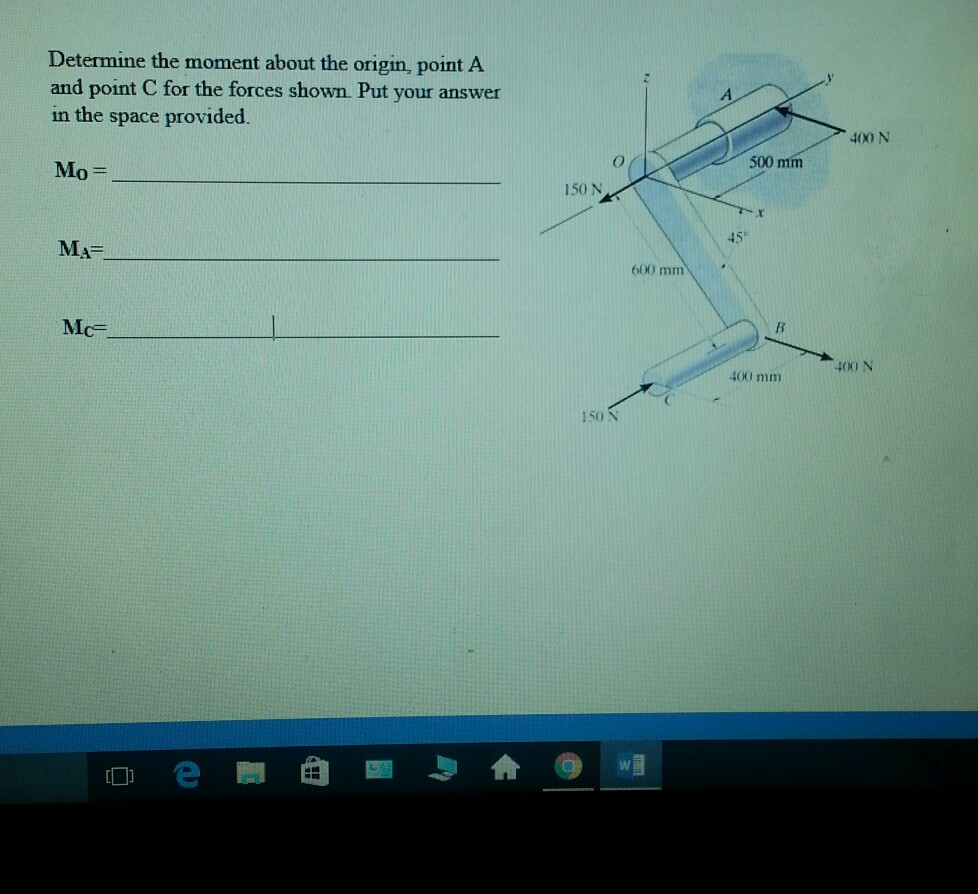 solved-determine-the-moment-about-the-origin-point-a-and-chegg