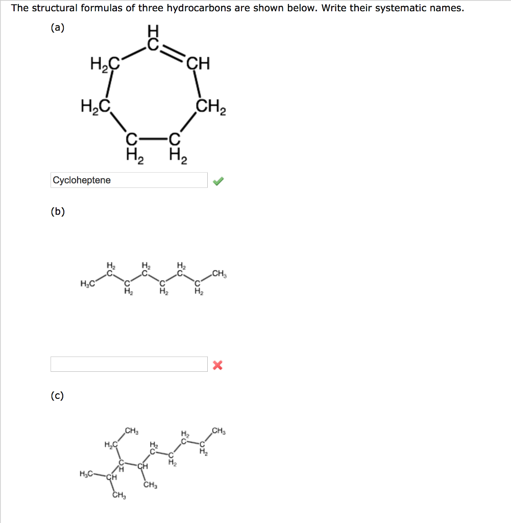 solved-the-structural-formulas-of-three-hydrocarbons-are-chegg