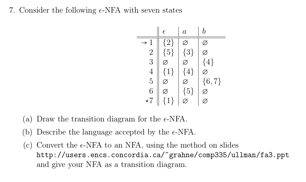 Solved Example: ε-NFA EF B, C) | Chegg.com