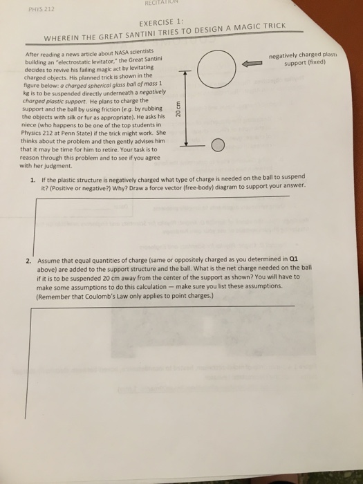 Solved Physics; Coulomb's Law | Chegg.com