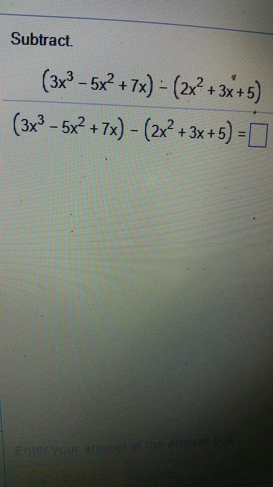 subtract 6x 2 5x 3 3x 2 8x 4