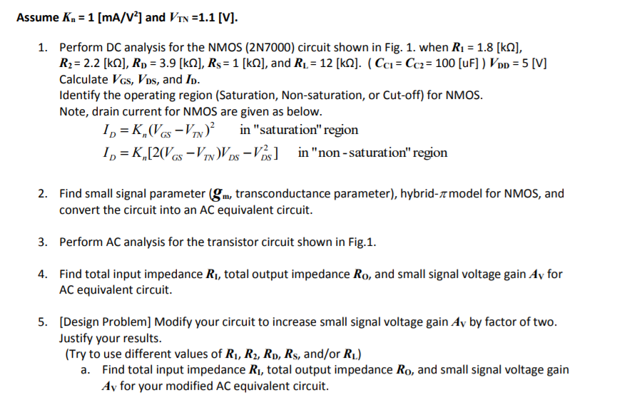 Solved Assume Kn1 Ma V And Vn 1 1 V 1 Perform Dc Chegg Solved Assume Kn1 Ma V And Vn 1 1 V 1 Perform Dc Chegg