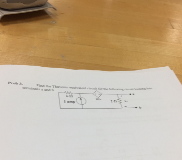 Solved Find The Equivalent Circuit For The Following | Chegg.com