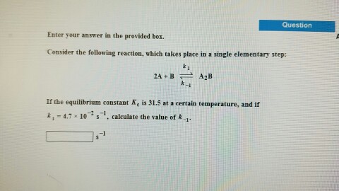 Solved Consider the following reaction, which takes place in | Chegg.com