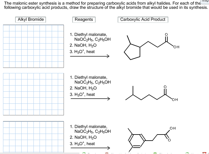 Solved The malonic ester synthesis is a method for preparing | Chegg.com