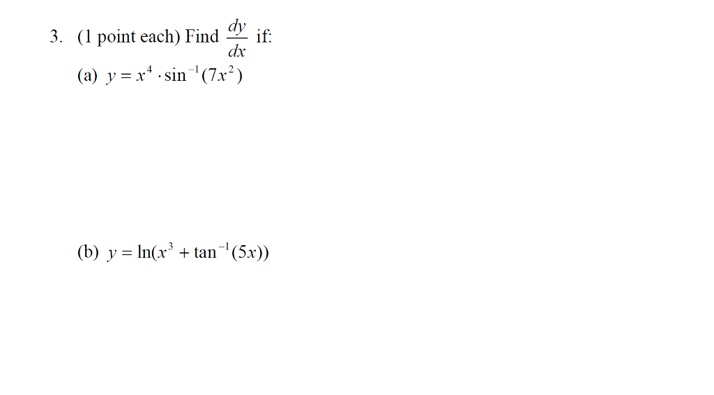 solved-dy-dx-a-y-x-sin-1-7x2-3-1-point-each-find-chegg