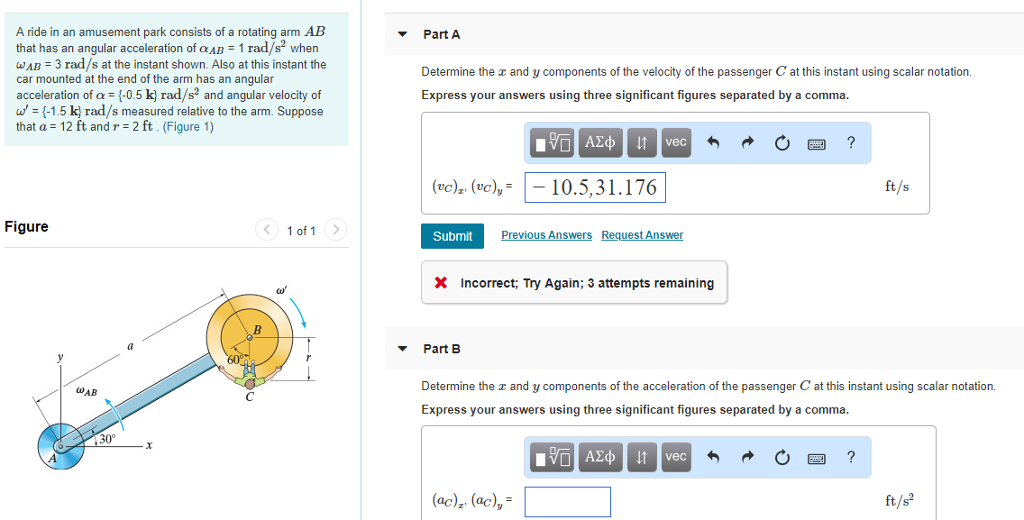 Solved A ride in an amusement park consists of a rotating | Chegg.com