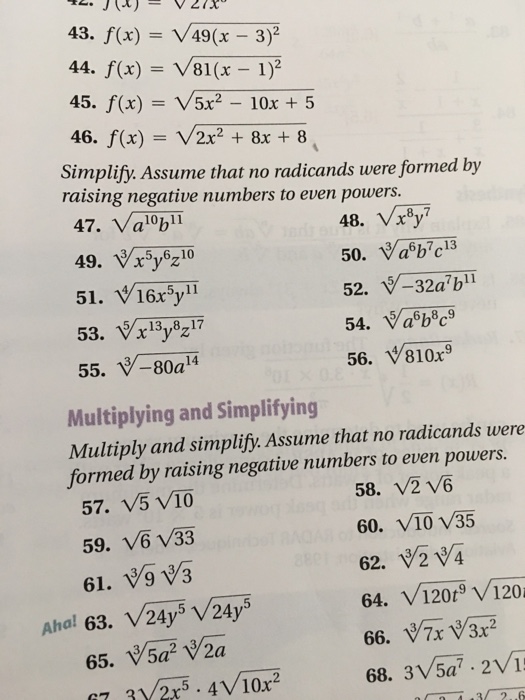 Solved Need help with number 55 Step by step Please and | Chegg.com