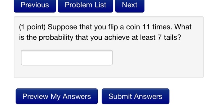 solved-suppose-that-you-flip-a-coin-11-times-what-is-the-chegg