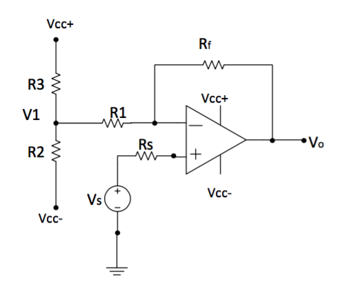 Solved In the following non-inverting amplfier circuit to | Chegg.com