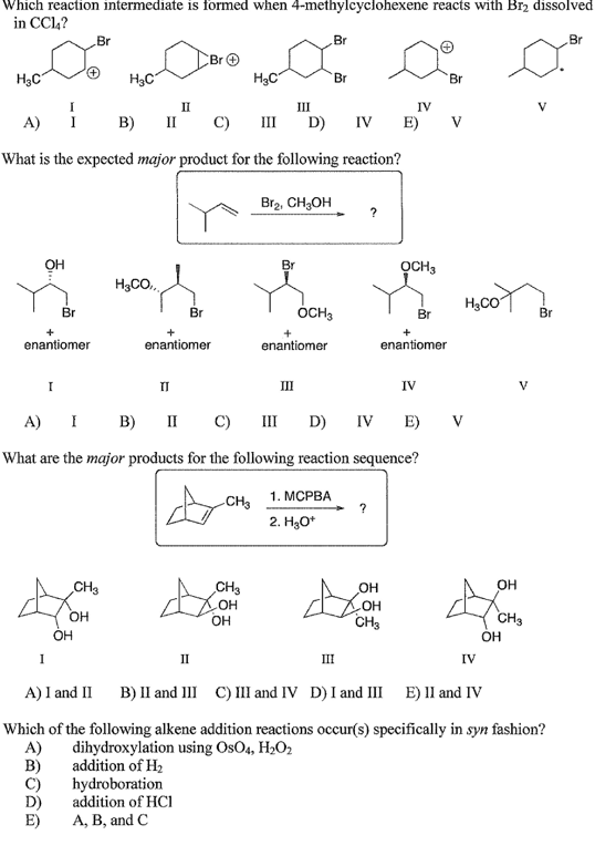 4 Methylcyclohexene