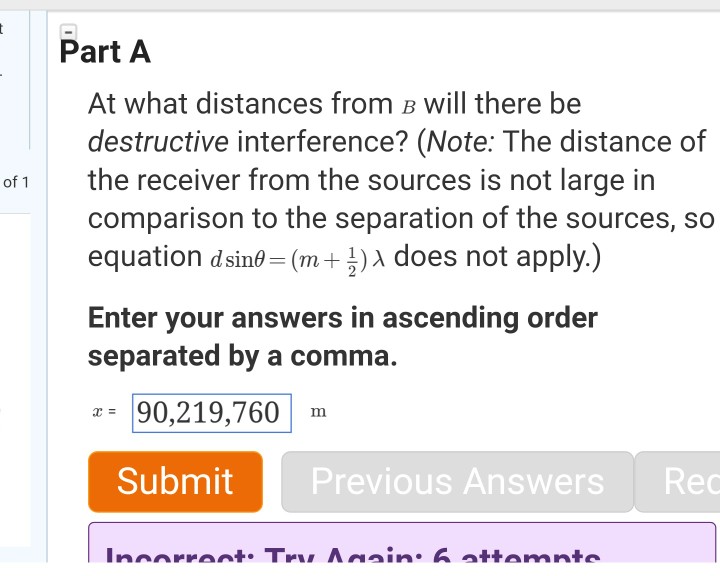 Solved Two radio antennas radiating in phase are located at
