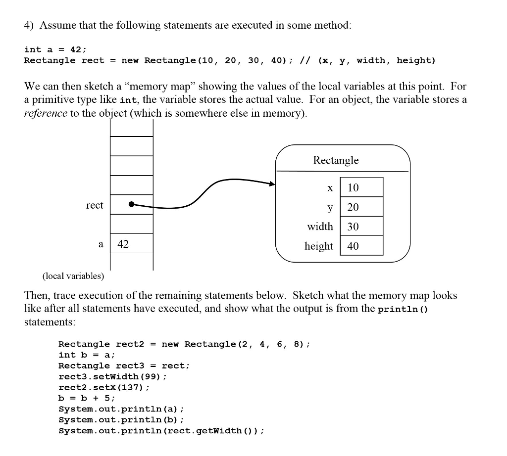 Solved 4) Assume that the following statements are executed | Chegg.com